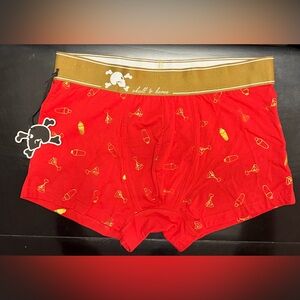 Skull & Bones Red Martini & Shaker Boxer Briefs